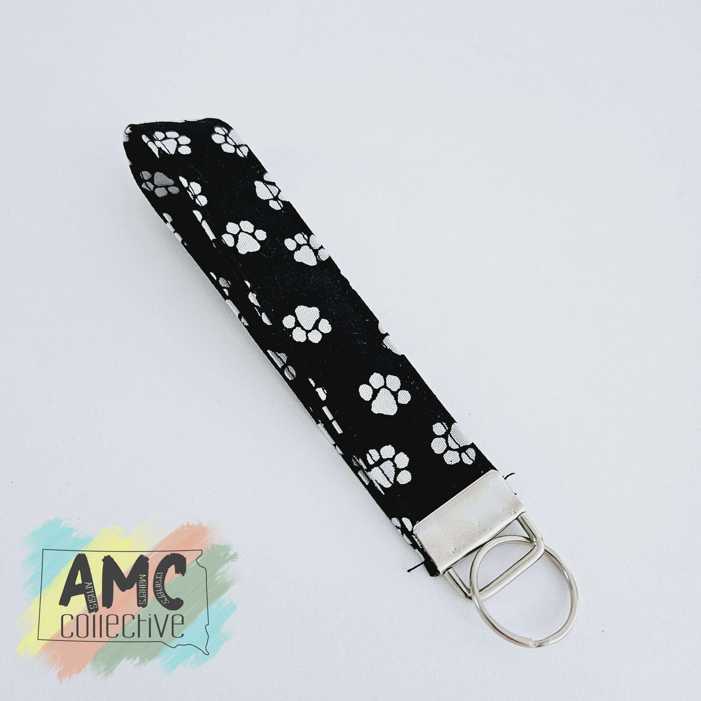 Paw Print Key Fob