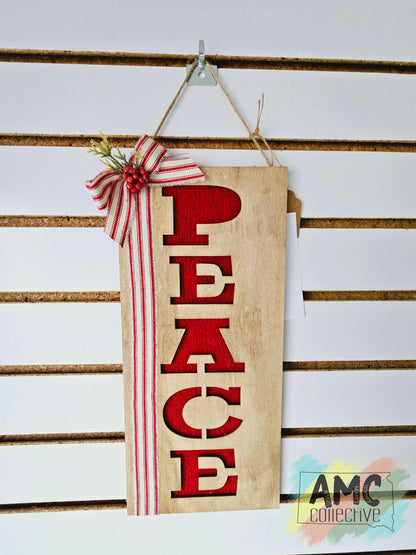 Peace Wall Hanging Plaque