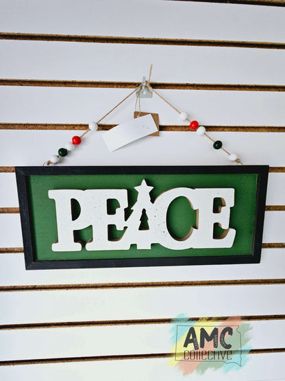 Peace Wall Hanging Plaque