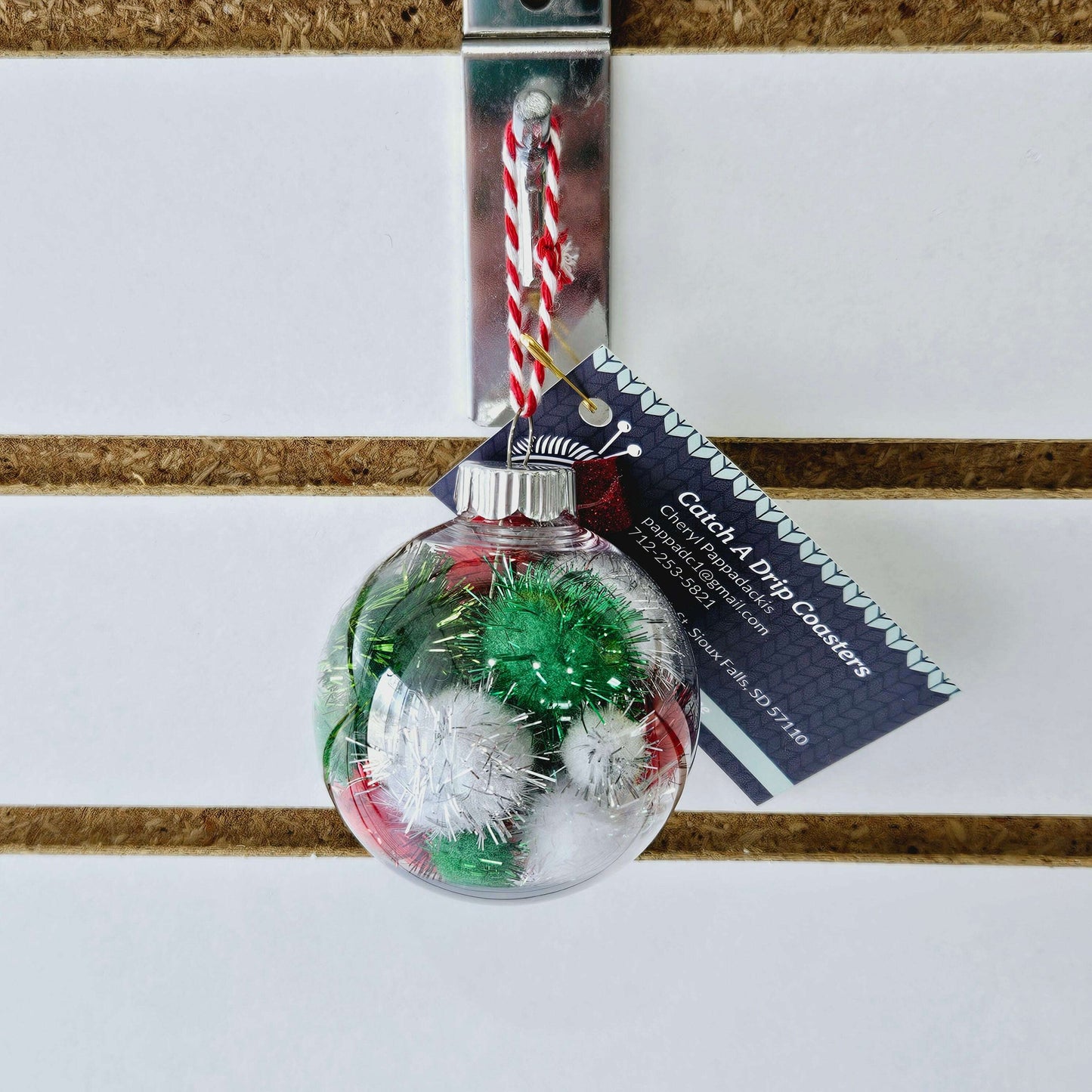 Pom Pom Christmas Ball Ornament