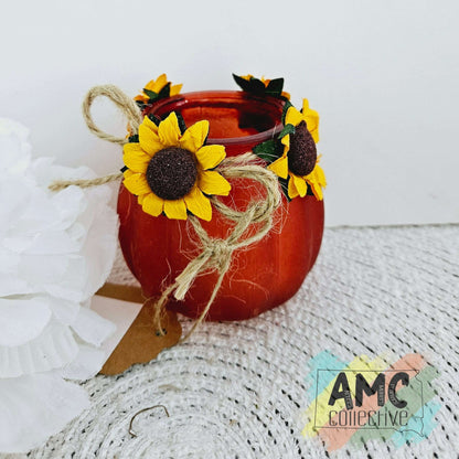 Pumpkin Candle Jar