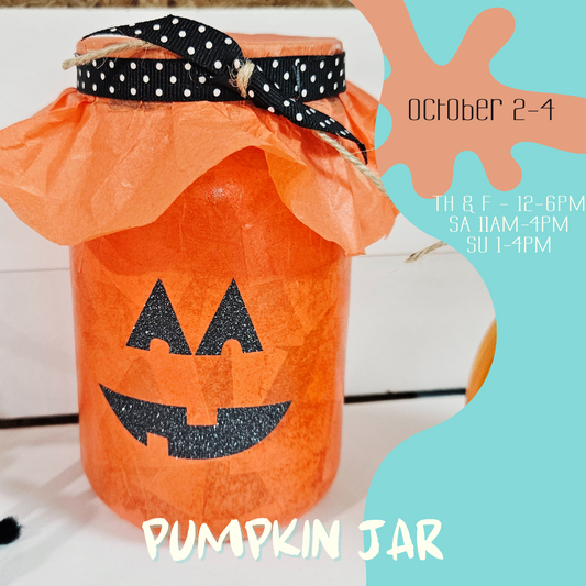 Pumpkin Jar – October 2–4