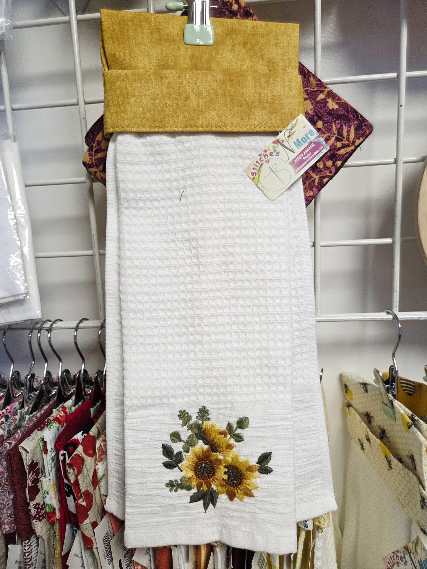 Embroidered Sunflower