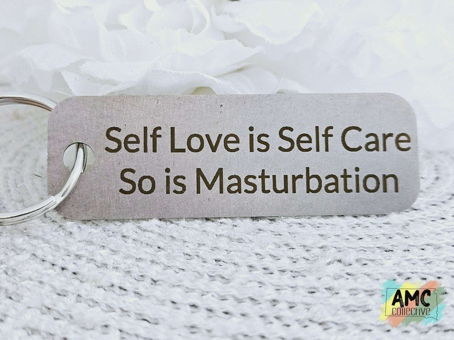 Self Love is Self Care Metal Keychain