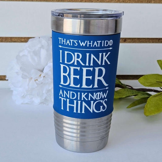 Silicone Tumbler Blue Know Things