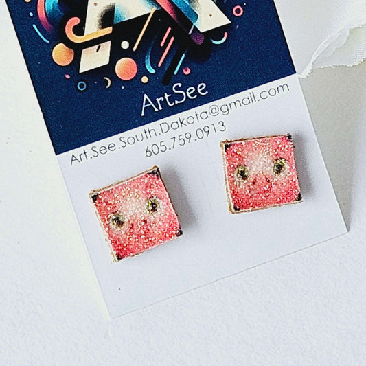 Pig Stud Earrings