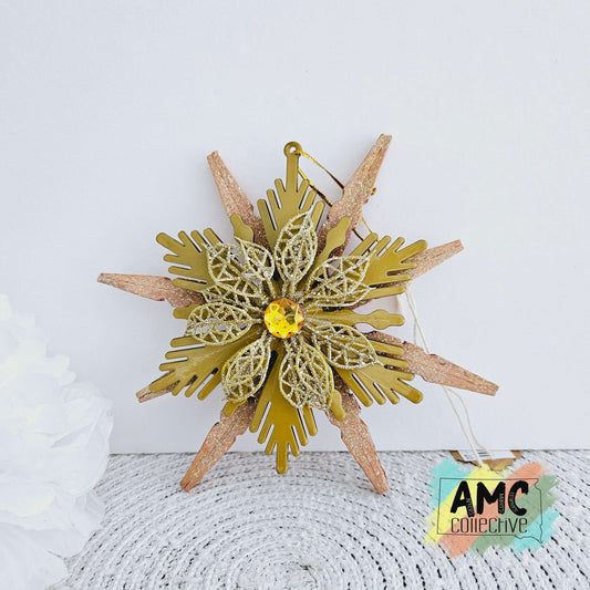 Snowflake Ornament: Wooden