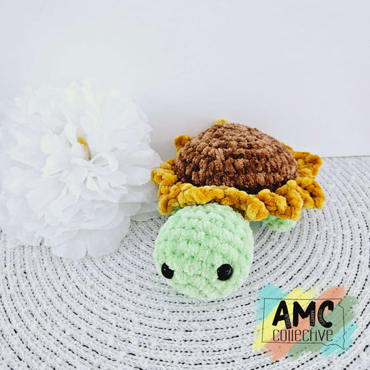 Sunflower Turtle Plushie