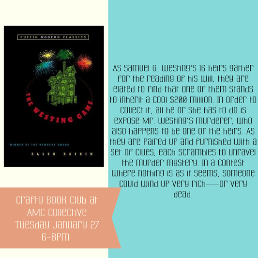 Crafty Book Club – The Westing Game