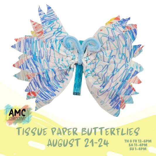 Tissue Paper Butterfly Craft