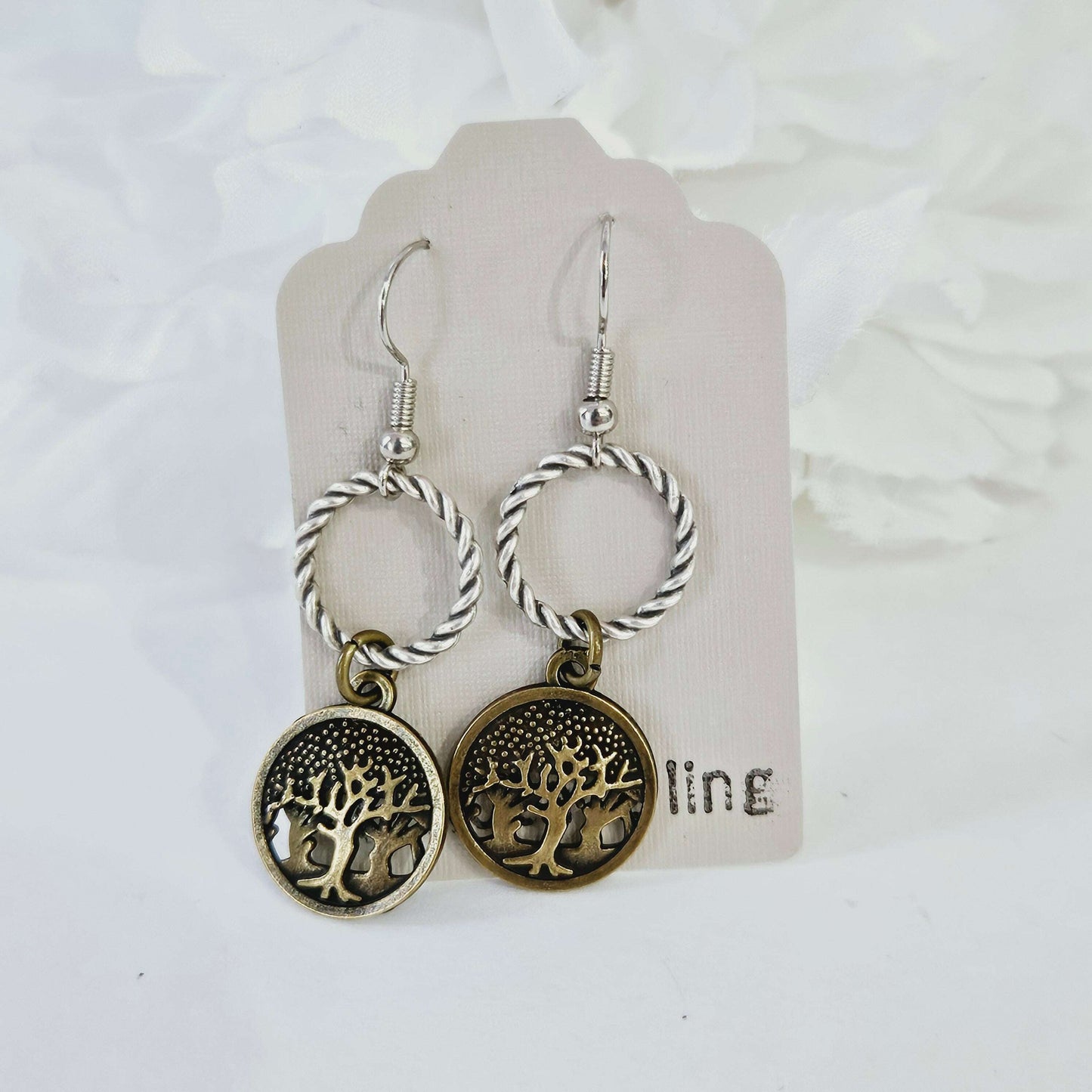 Tree Charm Earrings