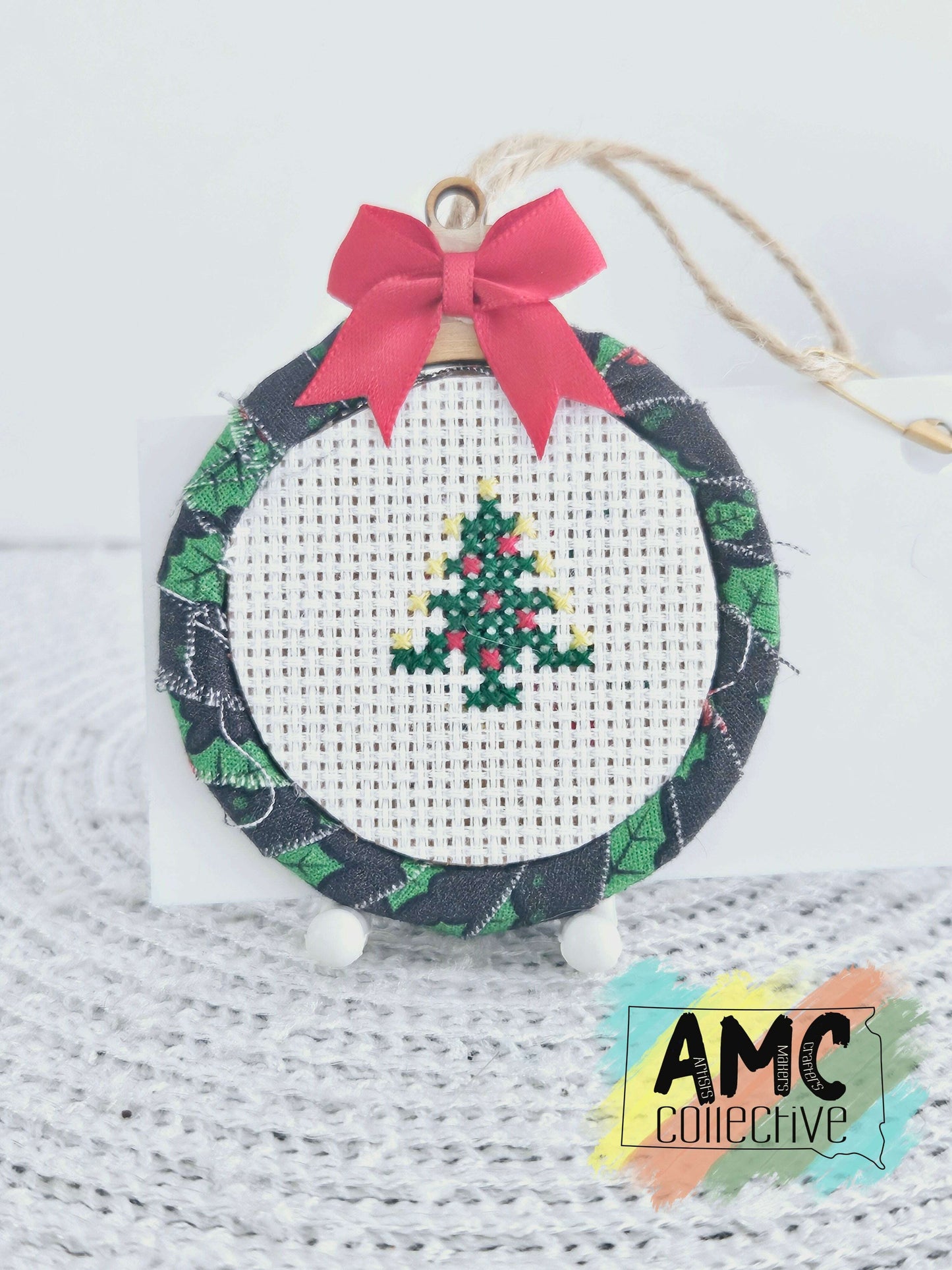 Tree Cross-Stitch Ornament