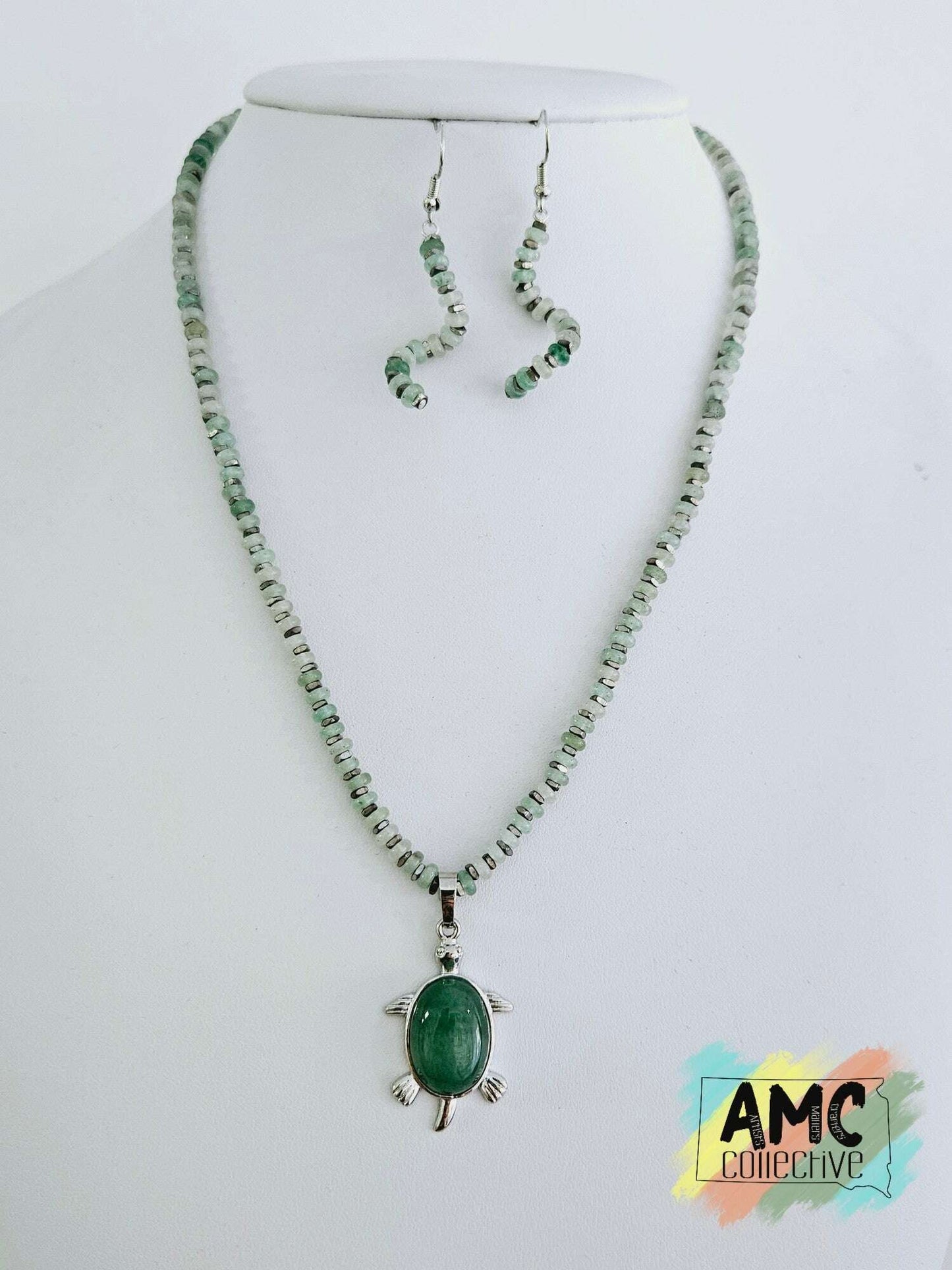 Turtle Necklace & Earring Set