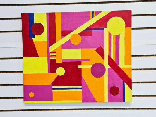 Warm Colors Abstract Painting