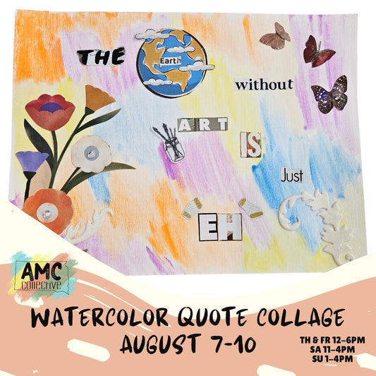 Watercolor Quote Collage
