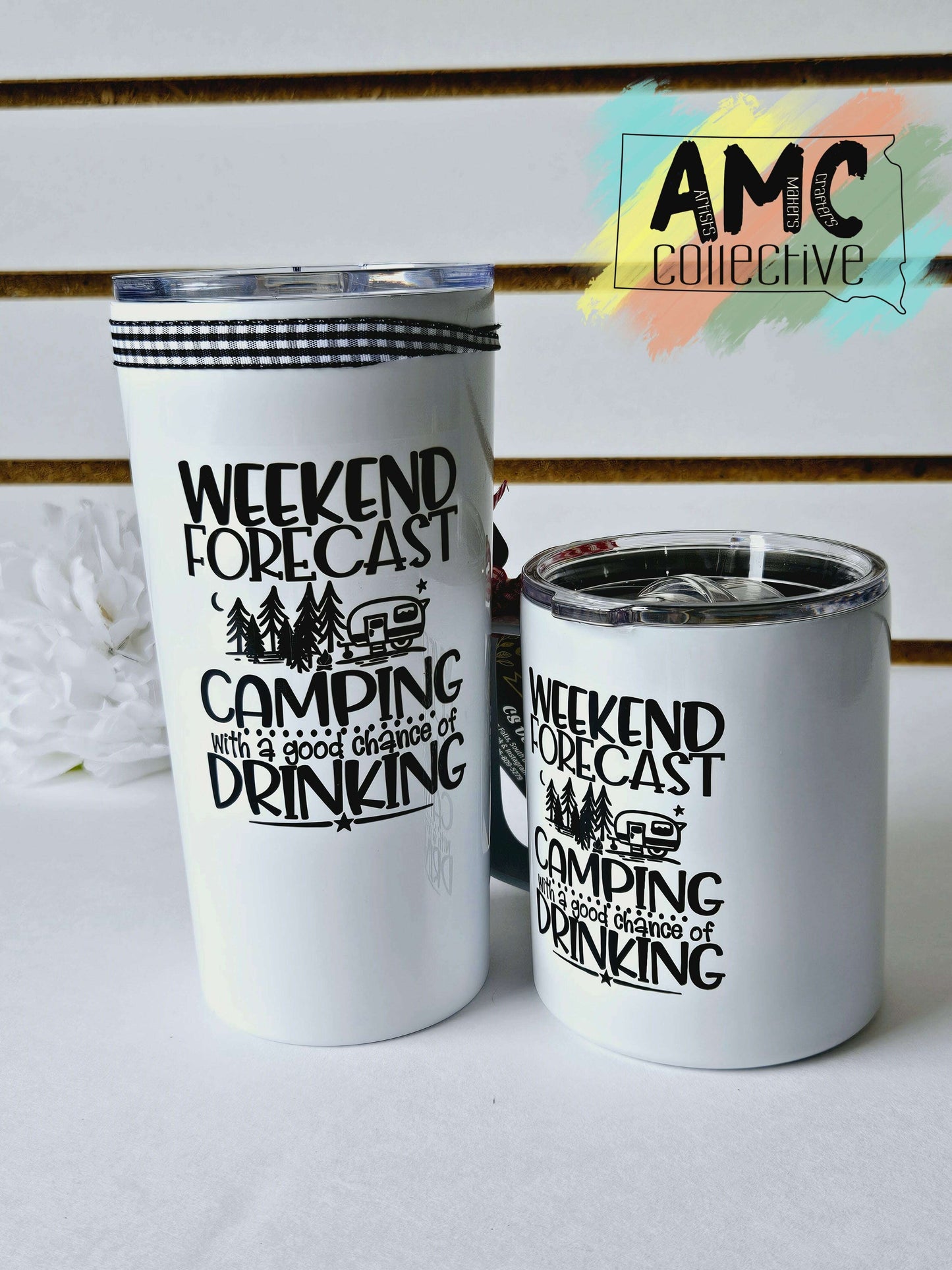 Weekend Forecast - Camping Mugs/Tumbler