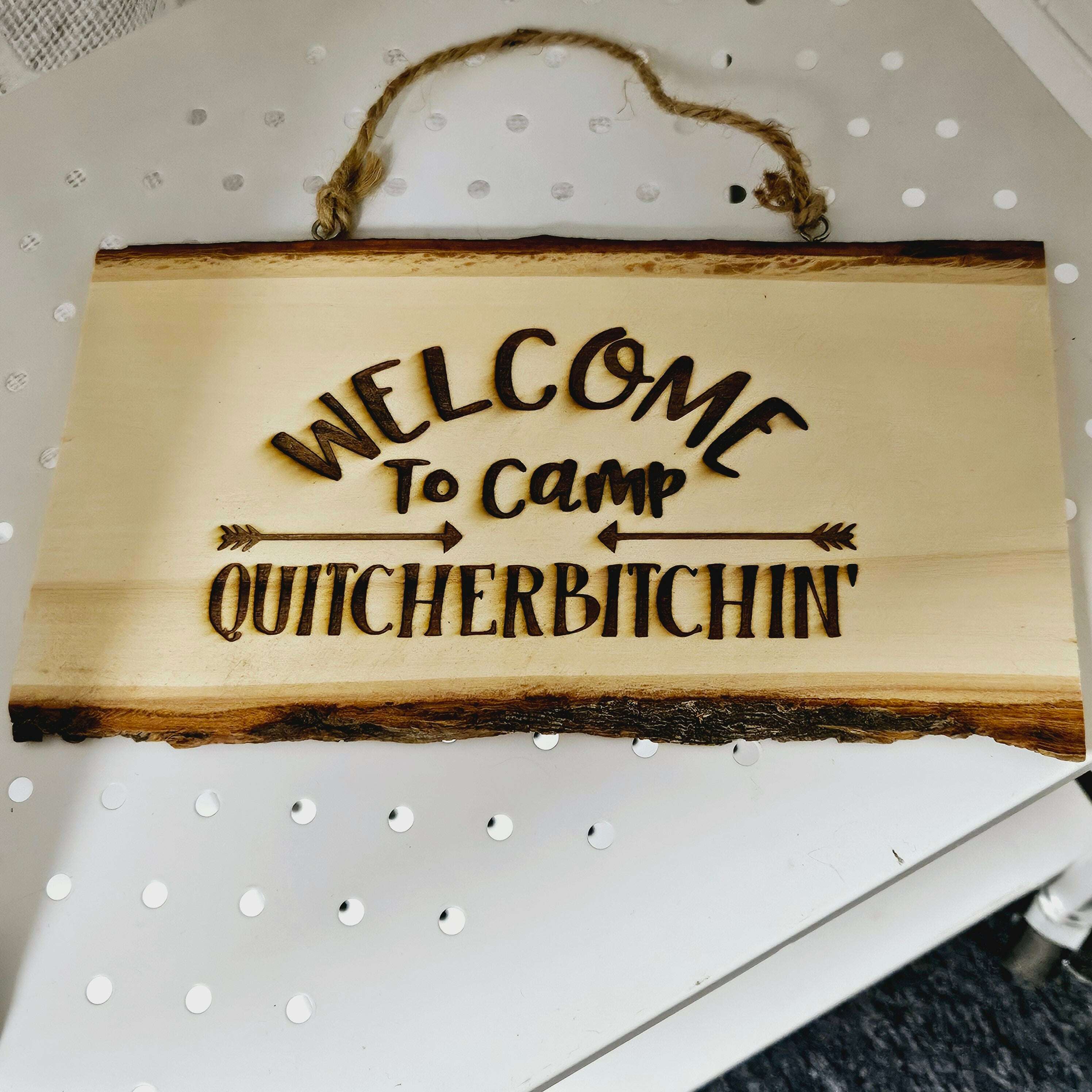 Welcome to Camp... Hanging Sign – AMC Collective