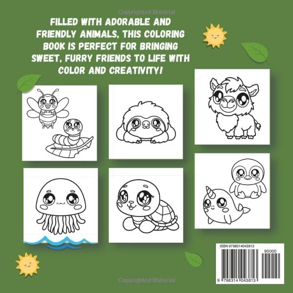 Wild and Wonderful Friends Coloring Book
