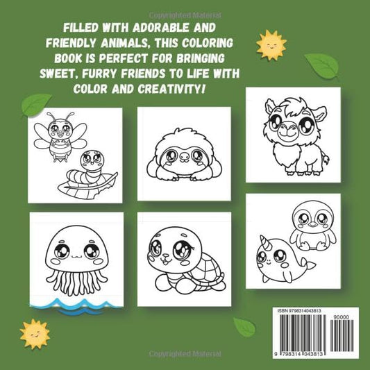 Wild and Wonderful Friends Coloring Book
