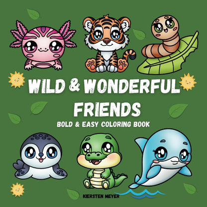 Wild and Wonderful Friends Coloring Book