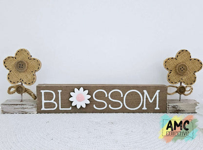 Wooden Sign with Clips