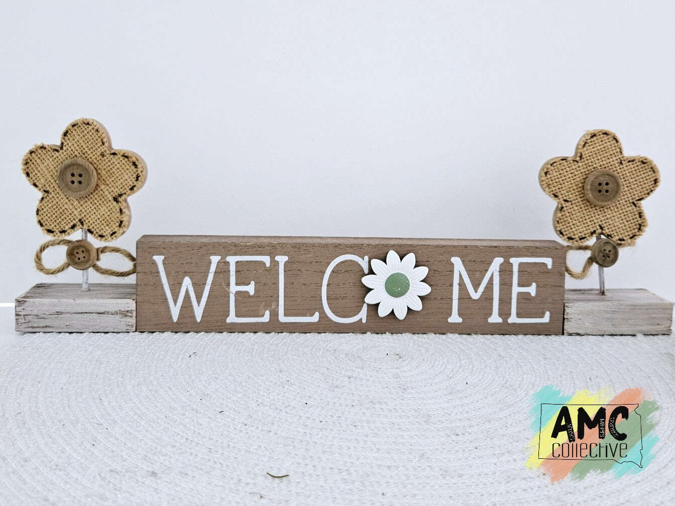 Wooden Sign with Clips